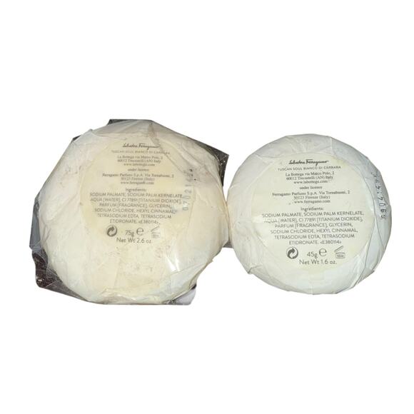 Salvatore Ferragamo Tuscan Soul Italian Perfumed Soap Travel size 2.6 and 1.6 oz - Picture 2 of 2